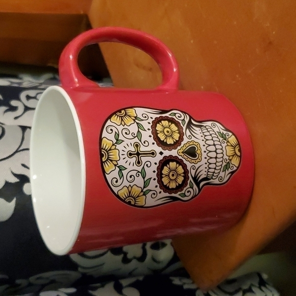 𝅺DAY of the Dead Skull Coffee Mug - Picture 2 of 5